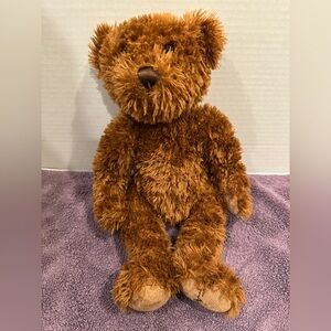 FAO Schwarz Brown Plush Teddy Bear 16" Toys R Us 2012 Stuffed Animal Toy